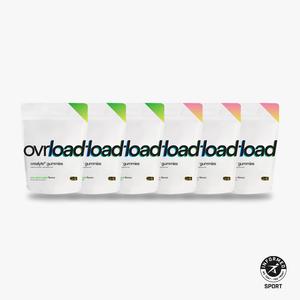 (6-PACK BUNDLE) ovrload crealyte gummies - creatine + electrolyte blend (three-month supply)