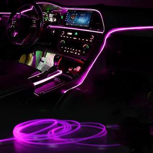 Car Interior USB Light, 1 Count Multifunctional Car Atmosphere Light, DIY Car Interior Decorative Light Strip For Car Decoration