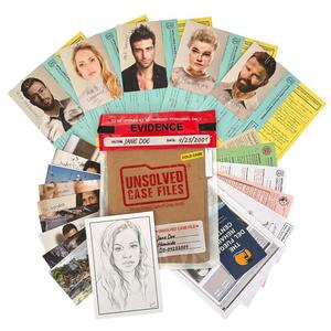 Mystery Detective Game Unresolved Case Archive, Cold Murder Mystery Puzzle, Suitable for Ages 14+, Perfect for Parties & Holidays