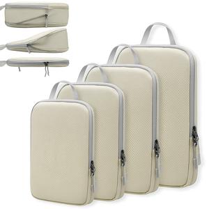 Durable Lightweight Compression Packing Cubes for Suitcases – Expandable Travel Organizer Bags Set  – Space-Saving Travel Essentials for 2025