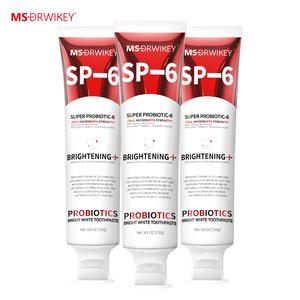 msdrwikey super probiotic toothpaste, 3-pack, refreshing cooling mint breath