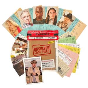 Buddy Edmunds Case Detective Game Mystery Archive, Cold Murder Suspense Game, party game cards, Suitable for 14+ Players, Friends Party Halloween Christmas