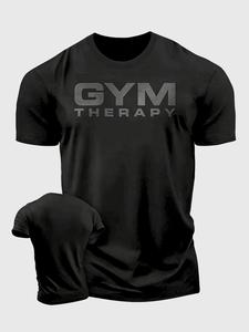 Men's 'Gym Therapy' Performance T-Shirt – Premium Moisture-Wicking Athletic Tee, Bodybuilding Training Top