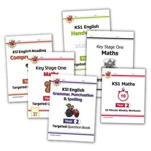 Year 2 Maths and English Home Learning Workbook Bundle for 6 to 7 KS1 ilvermorny school