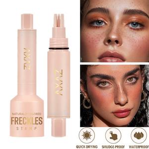 4-In-1 Natural Freckle Stamp Pen, Quick-Dry Waterproof Lightweight Coverage, Temporary Makeup Tool for Beauty Enhancement