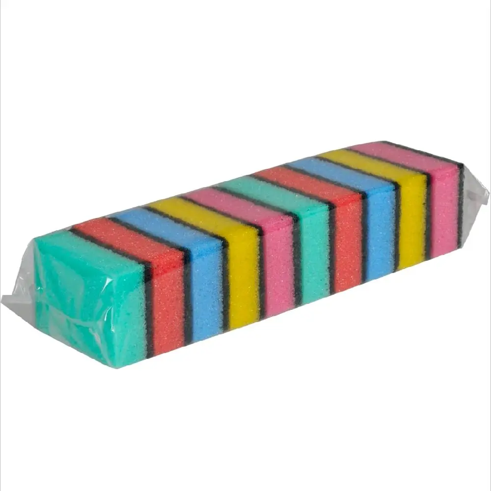 ABENA Multicoloured Sponges, One Size Pack of 10