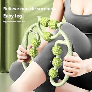Nine-wheel calf massage roller