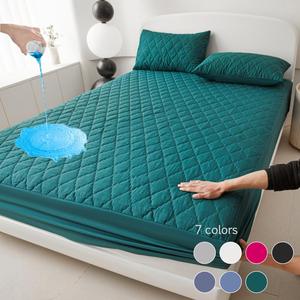 Waterproof Mattress Cover Set, 3 Counts/set Including 2 Counts Pillowcase & 1 Count Mattress Cover, Soft Comfortable Breathable Mattress Protector