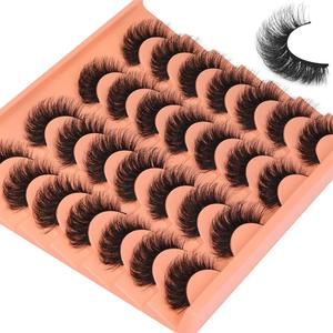 False Eyelashes, Fake Lashes, 14 Pairs Faux Cluster Lashes, Lightweight Natural-Curl Eye Makeup Strip Lashes, Full-Volume Fluffy Lash Clusters for Eyelash Extensions, Cosmetic Use, Eyelash Set
