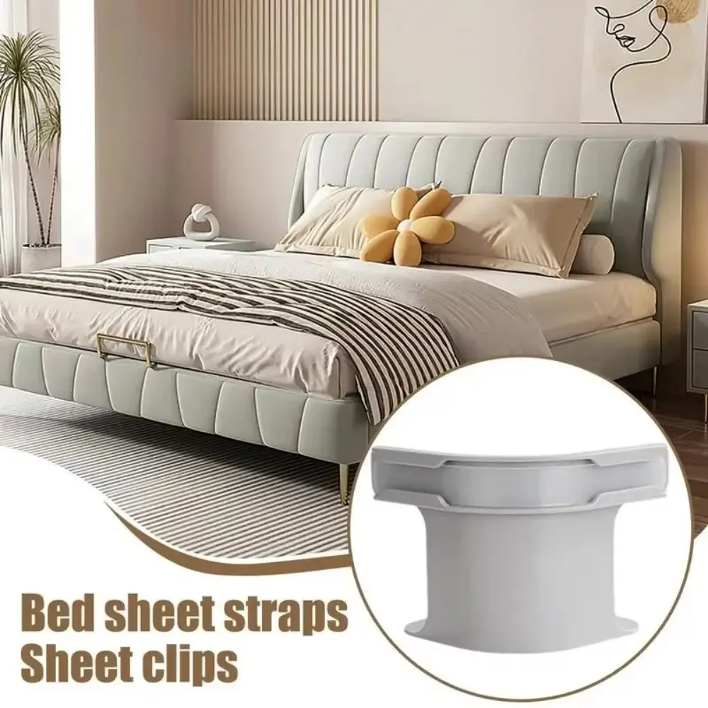 4PCS Invisible Bed Sheet and Bed Cover Fastener Invisible Quilt Sheet Holder Clips Single Quilt Cover Fixed Non-slip Clips New