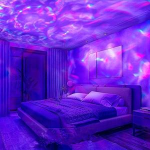 Aurora/Water Ripple/Sky Projector Light, USB plug in use 16 Colors LED Projector Lamp withRemote Control, Northern Lights Ambient Light, RoomDecor, HD Projector Lamp, Home Cinema Projector, LED NebulaProjector