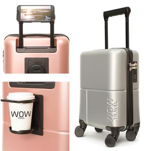 WOW TRAVEL Underseat Cabin Bag 2025 | Ryanair Wizz Air Approved Hard Shell Suitcase 40x30x20cm | Lightweight Trolley Luggage | Fits Under Seat | Avoid Baggage Fees | Travel Essentials Cabin Case | Spinner Wheels | Airline Hand Luggage Size