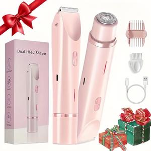 Electric Hair Removal Tool, 2 in 1 Body & Facial Hair Removal Tool, Waterproof Hair Trimmer, Personal Care Appliances for Women