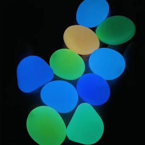 31-Pack Extra Large Dreamy Glowing Pebbles, 4.5cm Diameter - for Garden Landscaping, Pathway Decor, Fish Tank, Starry Sky Scene, Romantic Night Light Stones, Ideal for Home/Outdoor Decoration, Garden Accessories