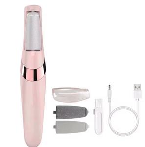 Rechargeable Electric Foot File with Replacement Head — Portable Professional Foot Care Tool for Home Use