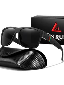 Unisex Retro Sunglasses，Come with Glasses Case and Giftable Box, Uv400 Protection, Stylish Driving & Fishing Eyewear, Fashionable Outdoor Glasses, Classic Shades