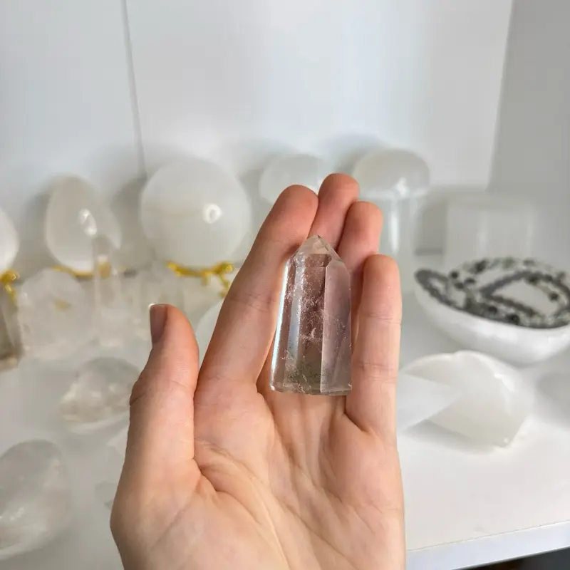 Clear Quartz Tower 3 (garden)
