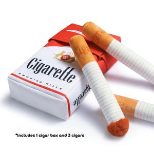 Cigarette Design Dog Toy, 1 Count Interactive Chew Toy with Squeaky Sound, Fun and Novelty Design Dog Toy, Chew Stick, Perfect for Puppies, Small and Medium Dogs, Valentine's Day Gift