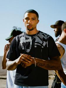 Men's Regular Fit Random Print Short Sleeve T-Shirt, Casual Street Crew Neck Tee for Summer, Fashion Men's Top for Daily Wear, Tropical