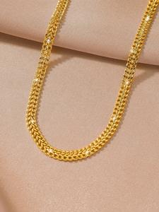 1-piece flat bracelet, women's woven bracelet, Twisted Chain Bracelet, adjustable copper plated gold 24k jewelry, suitable for gifting to girlfriends, daily accessories