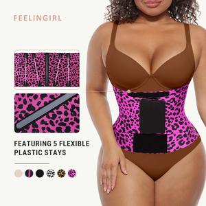 FeelinGirl Waist Trainer Belt Waist Cincher Trimmer Ab Belt Tummy Control Body Shaper with Triple Wrap Women and Men