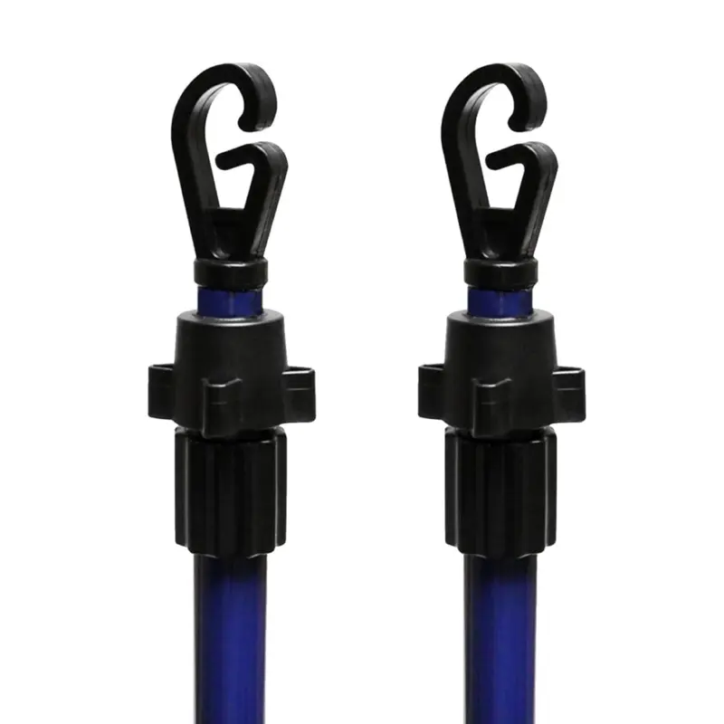 HEAVY DUTY TELESCOPIC CLOTHES LINE SUPPORT POLE WASHING LINE PROP ADJUSTABLE Garden PROP HOME GARDEN CLOTHING LINE LAUNDRY SUPPORT EXTENDABLE 2.4m/7.87Ft Pack