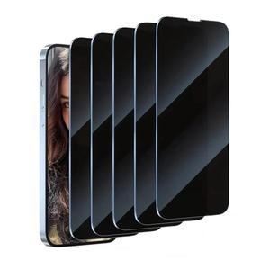 Privacy Anti-spy Phone Screen Protector, 5 Counts Tempered Glass Phone Screen Protective Film, Phone Accessories Compatible with iPhone 15 14 16 Pro Max
