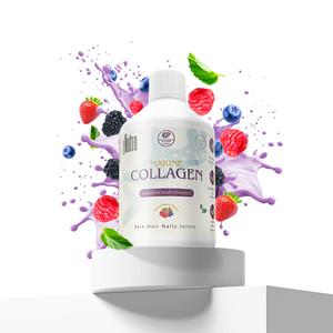 Summer Nutra Daily Glow Shot, 10,000mg Liquid Marine Collagen with Hyaluronic Acid, Vitamin C & Biotin, 500ml (20 day supply)