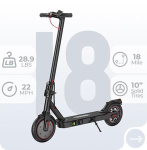 iScooter i8/i8L Electric Scooters Adult with Cuise Control, 350W Motor, 2 years warranty,20-30KM Range, 8.5Inch Tires, 3 Speed Mode, Double Braking System Fast E Scooter for Adults and Teens,Ships in 24h