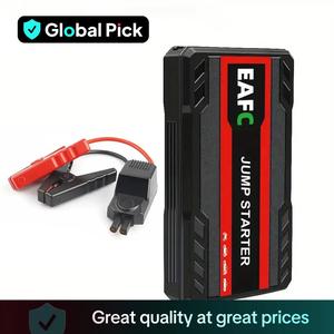 EAFC 12V 800A Peak Portable Car Jump Starter, 1 Set Emergency Booster, Car Emergency Mobile Power Battery Charger for Up To 3L Gasoline Car Starter
