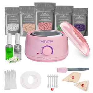 【Shop Now】Waxing Kit, Wax Pot for Hair Removal, Wax Heater Kit for Waxing Professional, 5 Packs Wax Beads and 20 Applicator Sticks, Painless Waxing Machine for Full Body Waxing Bee Body Care | Perfect Valentine's, Mother's Day & Wellness Gift