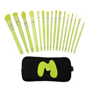 16 Piece Makeup Brush Set, Made By Mitchell Pouch