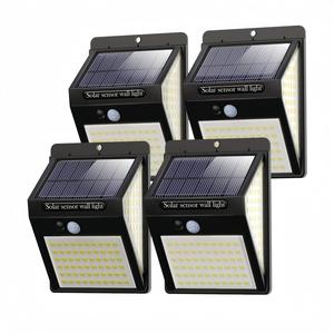 Solar Powered Wall Mounted Light, Waterproof Solar Wall Light with 270-Degree Wide Angle, Outdoor LED Light for Garden, Fence, Door, Yard, Garage, Modern