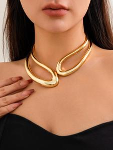Women's Punk Style Chunky Necklace, Fashion Striking Maximalist Jewelry for Party, Daily Clothing Decor, Summer Trendy All-match & Exquisite Streetwear Statement Jewelry for Birthday Gift, Gifts for Girlfriend, Statement Necklace