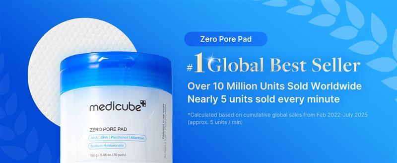 [medicube Official Shop] Zero Pore Pads (AHA + BHA) | Toner Pads for Smoother Skin