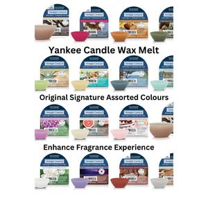 Yankee Candle Original Signature Up to 8 Hours of Fragrance, 1 Count, Assorted Colours, Highly Scented, Lovers, Round Shape Scented wax melts