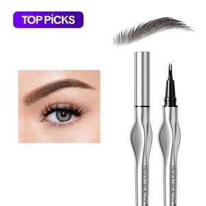 Liquid Eyebrow Pencil with Fine Tip for Natural Hair-Like Brows, Lower Lash Line and Hairline Filling, Ergonomic Waterproof Brow Pen for Beginners, Eyebrow Tint and Volumizing Brow Filler Kit, Eyebrow Makeup Products #TOP PICKS