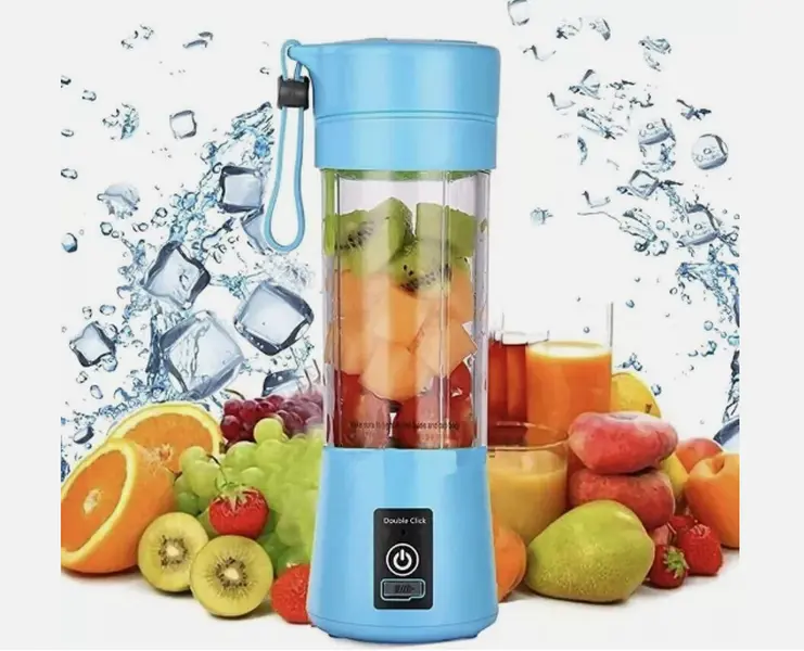 Portable Juicer Mixer Rechargeable USB Juicer Fruit Blender Shaker Bottle 380ML