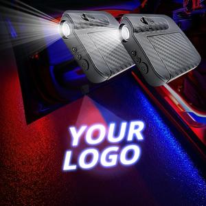Custom Welcome Door Lights LED Ghost Shadow Projectors Stylish Car Puddle Logo Lighting with Smart Sensor, Universal Fit, Easy Install, Fashion Auto Accessories Ambient Upgrade for Night Driving and Party Decorative Lights Gift for Men Women Holiday Decor