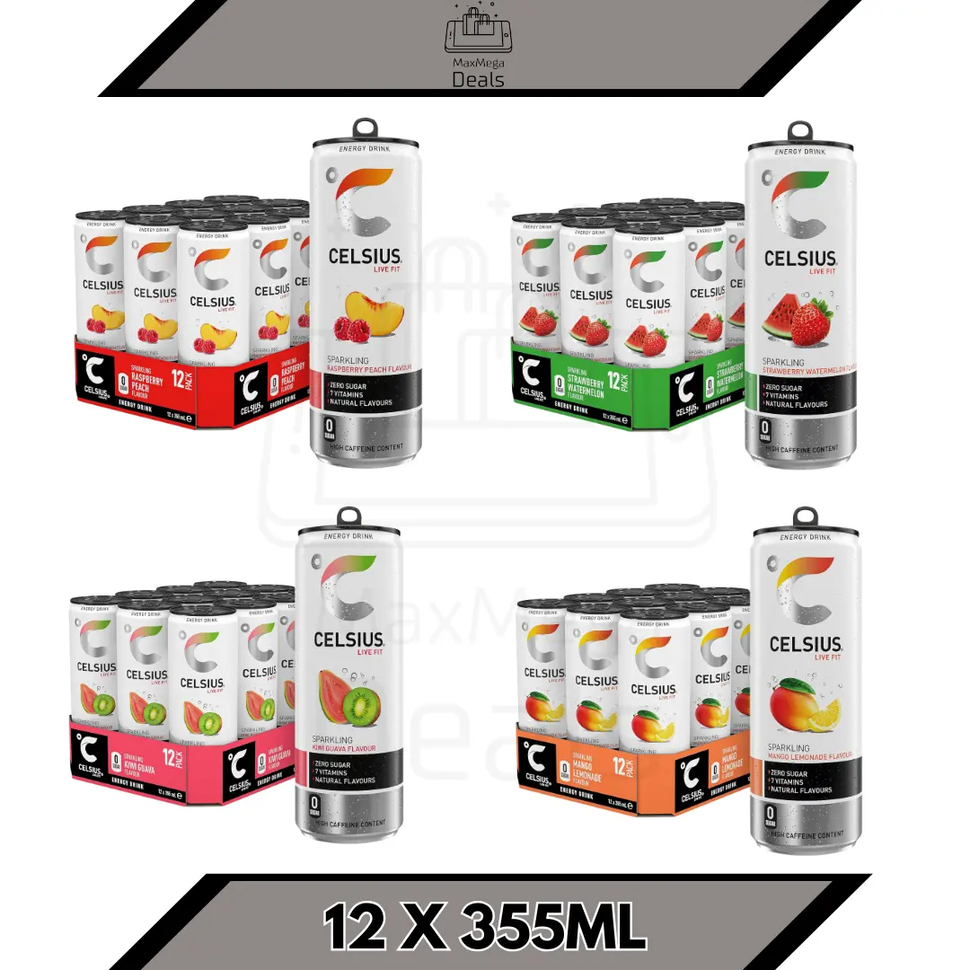 Celsius Sparkling Energy Drink All Variety (12 Or 24 X 355ML ...