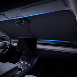 Car Sunshade, Foldable Car Windshield Sunshade, Sun-proof Heat Insulation Blackout Sun Shade, Universal Automotive Glass Sunshade, Car Accessories, Windscreen Shade Cover, Car Sunshade Windshield Outside, Car Essentials
