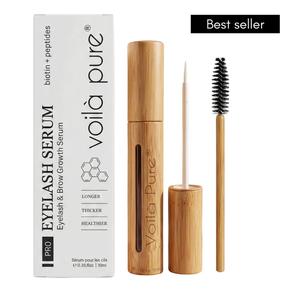 Eyelash Growth Serum - Voila Pure PRO Eyelash Serum - For ultimate length & fast results