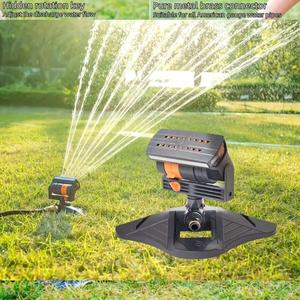 Garden Sprinkler with 16 Nozzles, 180° Rotating Head, Automatic Irrigation System, Adjustable Watering System, Easy Installation, No Power Needed, Ideal for Lawn Care, Outdoor Water Sprinkler