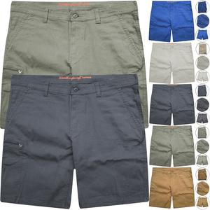Mens Ripstop Stretch Shorts Relaxed Fit Outdoor Work Cargo Summer Lightweight Durable Hiking Utility Pockets