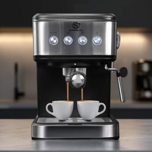 SUPERLEX Espresso Coffee Machine 15 Bar Pressure with Milk Frother, 1.5L Water Tank, Compact for Kitchens | Makes Latte/Cappuccino, Easy Clean Stainless Steel 2026 uk  coffee  machine digital  coffee  machine cappuccino  machine