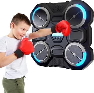 Smart Punching Boxing Electronic Music Machine Kids Training Bluetooth with LED