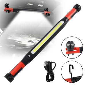 Super Bright LED Car Repair Light, Magnetic Suction Work Lamp with Hook, 3 Lighting Modes, Front Hood Maintenance Tool, Auto Repair Lights, High Lumens Flashlight