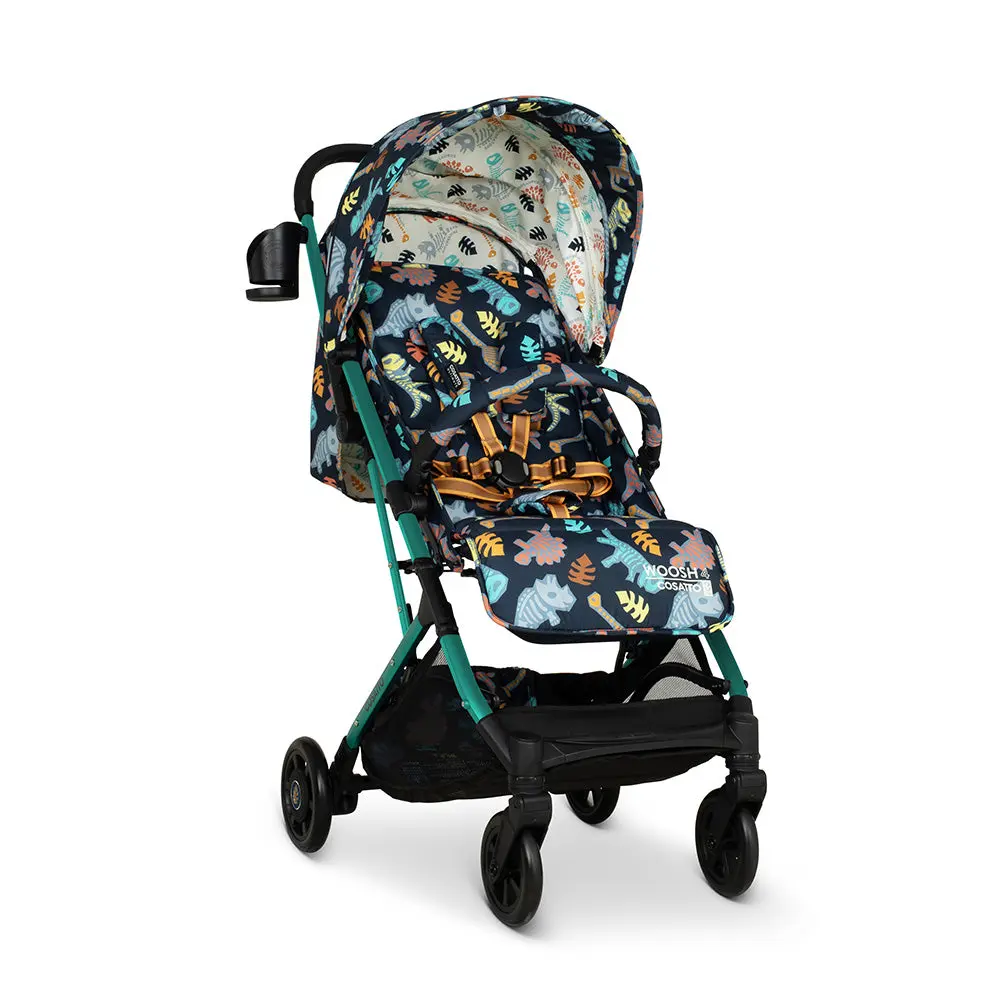 Cosatto Woosh 4 Stroller - Diggin Dinos - From Birth Pushchair - Lightweight Buggy - Raincover - UPF100+ Hood - Compact Fold - 8kg Basket