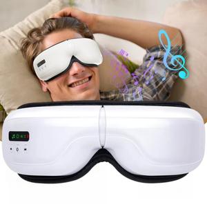 Portable Eye Massager, 1 Box Eye Massage Machine with Heating Function & Bluetooth-compatible-compatible Music, Eye Care Head Massagers Product for Relaxation, Adjustable Vibration Intensity, USB Rechargeable Massagers