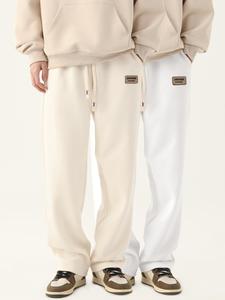 Men's Letter Print Sweatpants, Casual Comfy Jogger Pants for Spring & Fall, Men's Trousers for Daily Wear